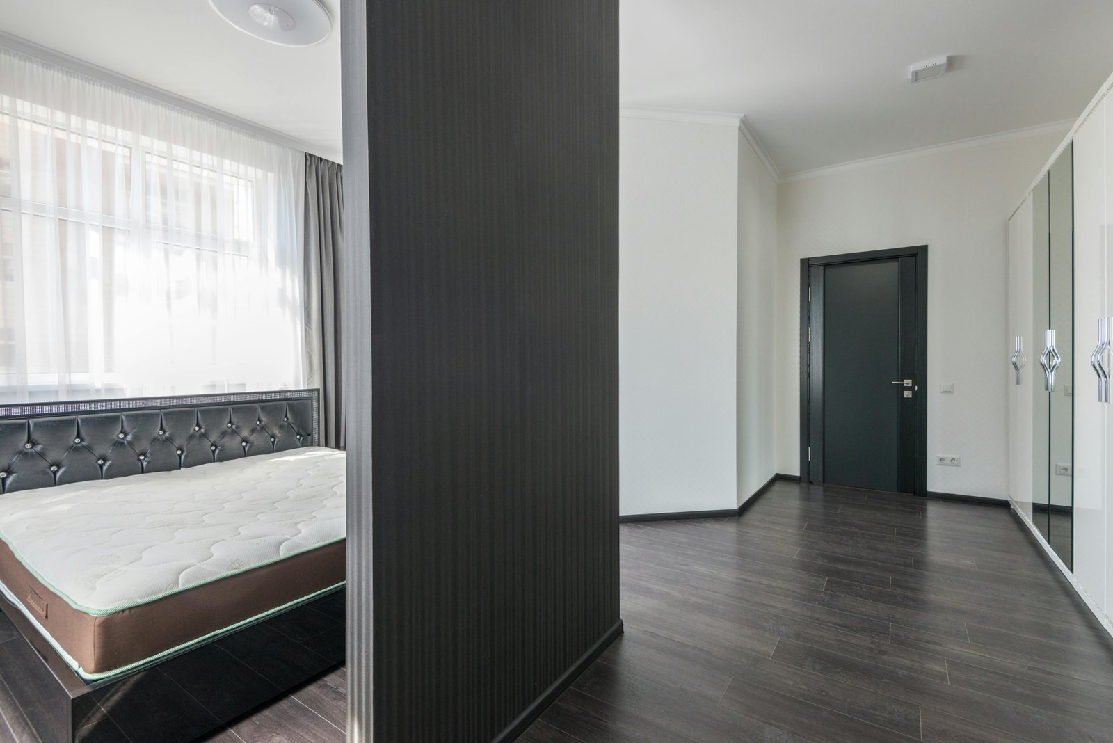 Salon mis en scène pour une visite virtuelle immobilière