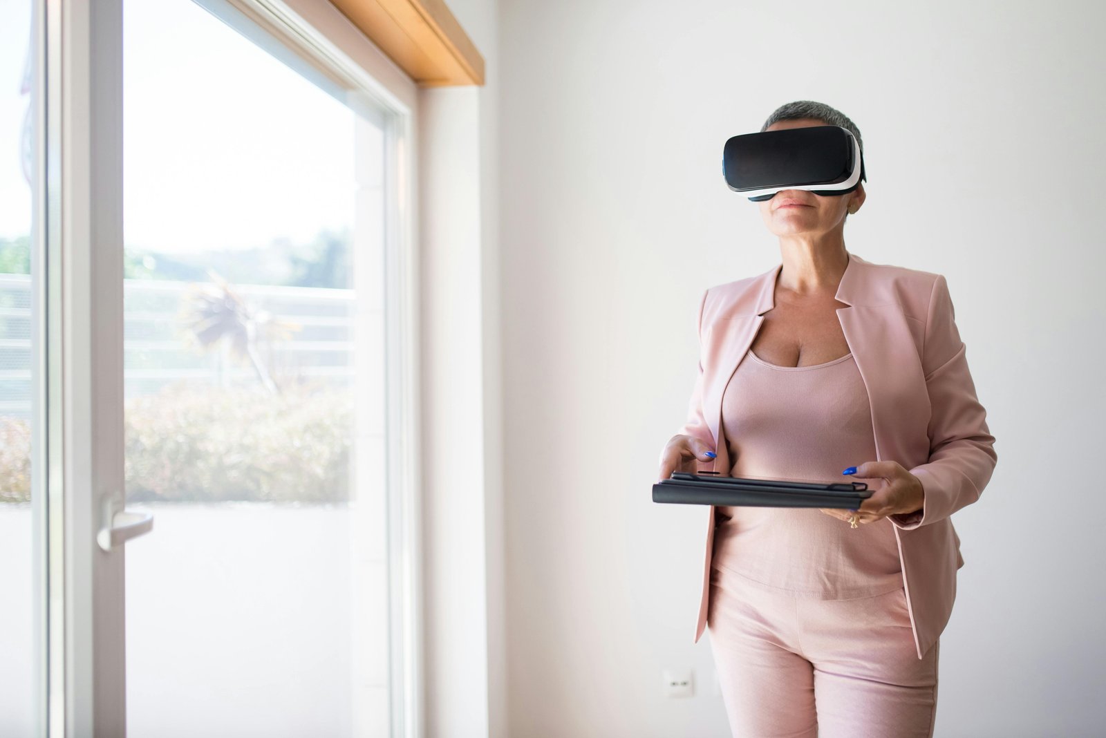 Visite virtuelle d’un bien immobilier sur tablette